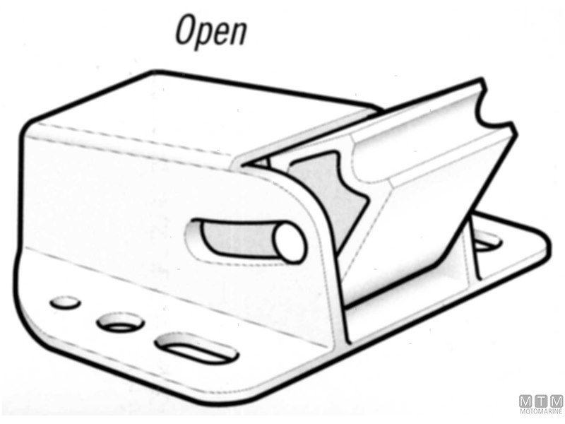 ARRESTO SOUTHCO SNAPPY 37X38MM PL-BIANCA 