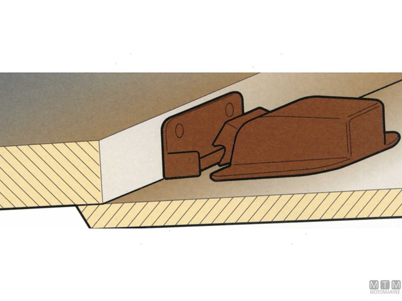 ARRESTO SOUTHCO SNAPPY 37X38MM PL-BIANCA 