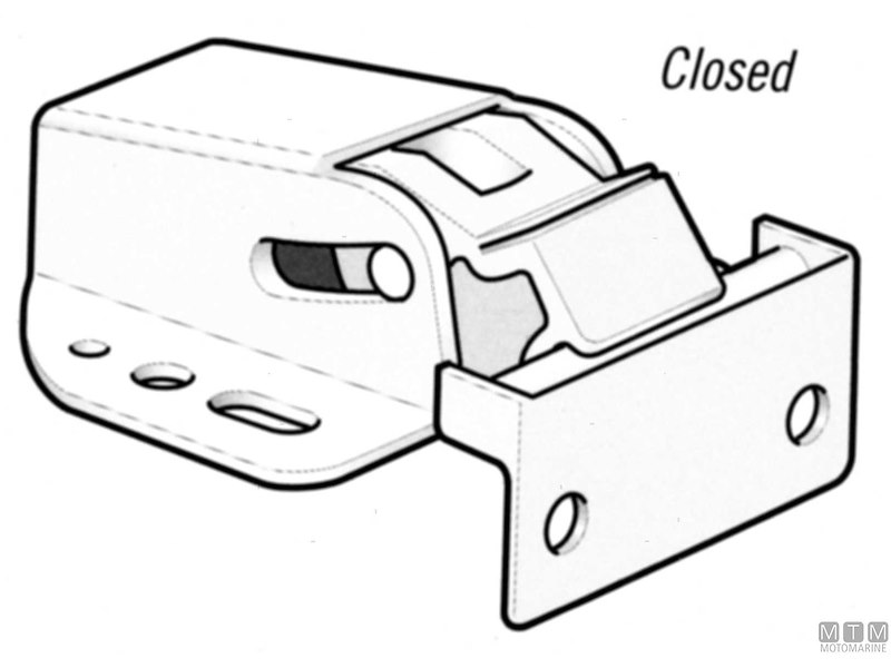 ARRESTO SOUTHCO SNAPPY 37X38MM PL-BIANCA 