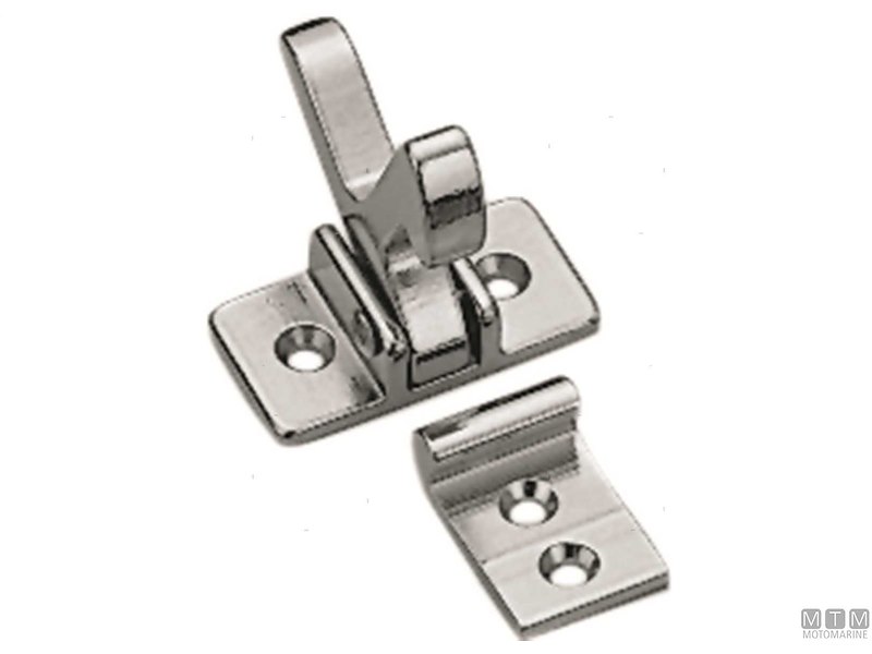 CHIUSURA A DENTE IN OTTONE CROMATO