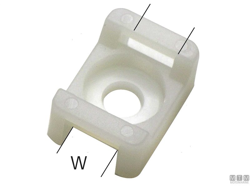 SUPPORTO SELLA CAVO 4,8x3,7MM 100PZ 