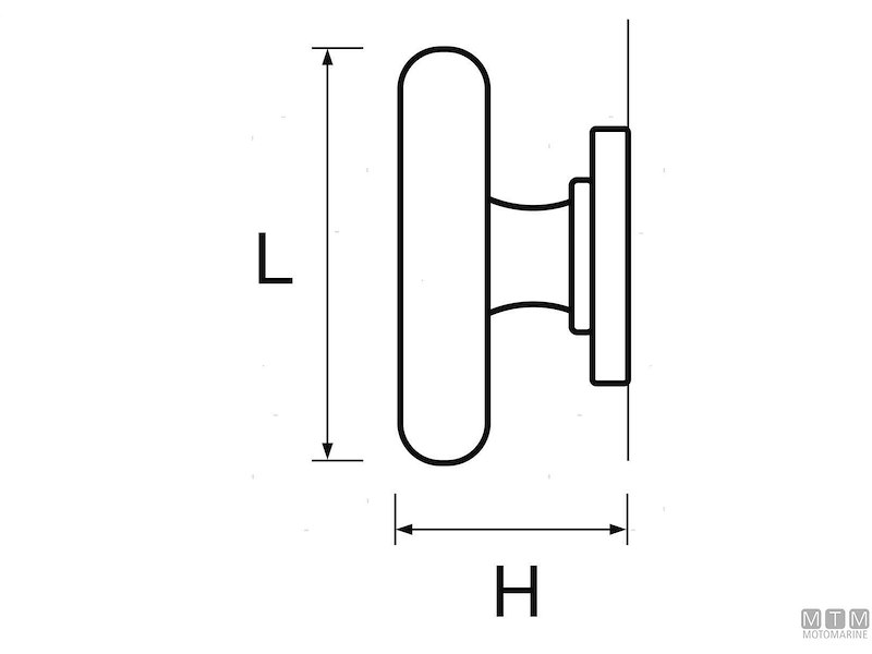 MANIGLIE POMELLO L51MM OCR 