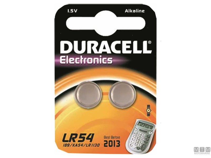 BATTERIE DURACELL LR54  1CF=2PZ 