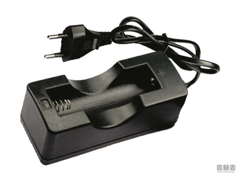 Batteria Ricaricabile Tipo 18650 e Caricabatterie