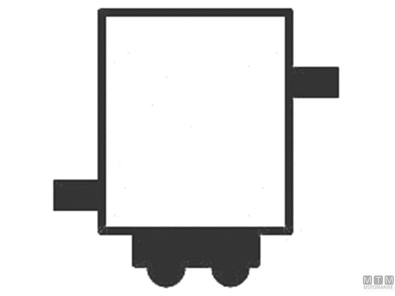 LAMPADINA BIPOLARE BAY15D 12V 25W 