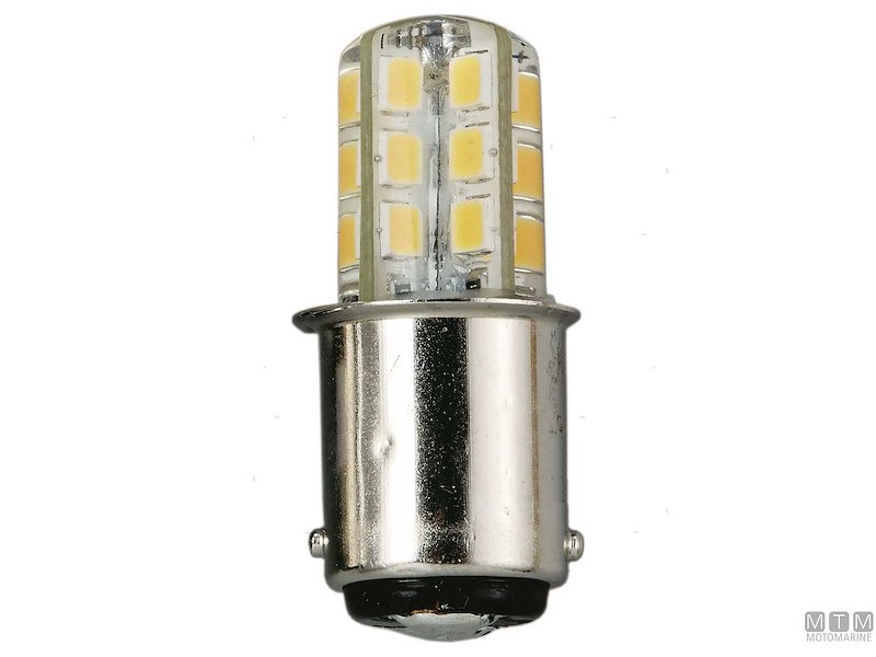 LED LAMP BA15D GEL 110LM 2W 12/24V 