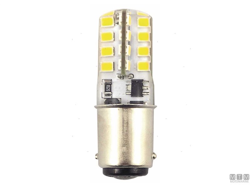 LED LAMP BA15D GEL 180LM 2.5W 12/24V 