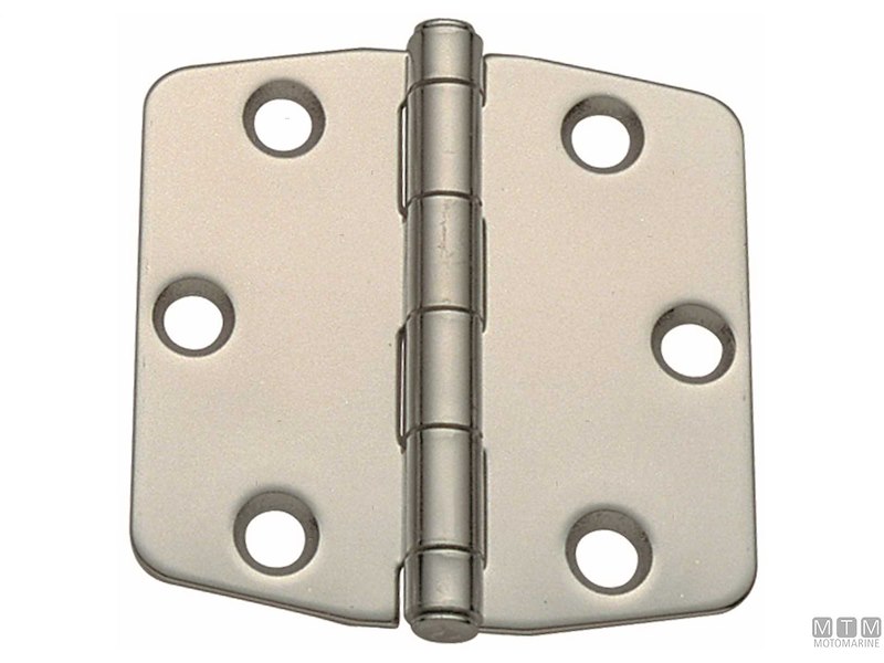 CERNIERA BISCOTTO 75X74MM INOX 