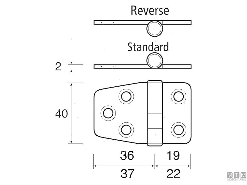 Cerniera Eccentrica  S