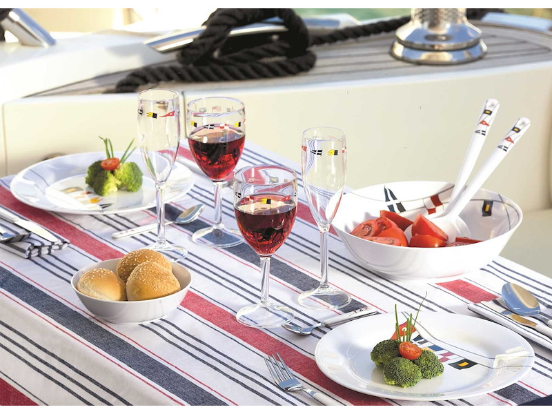 SET PIATTI PIANI MB REGATA 