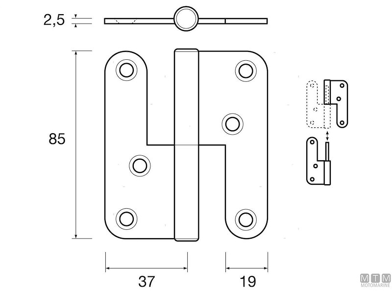 Cerniera Sfilabile S