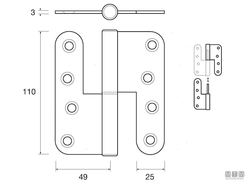 Cerniera Sfilabile L