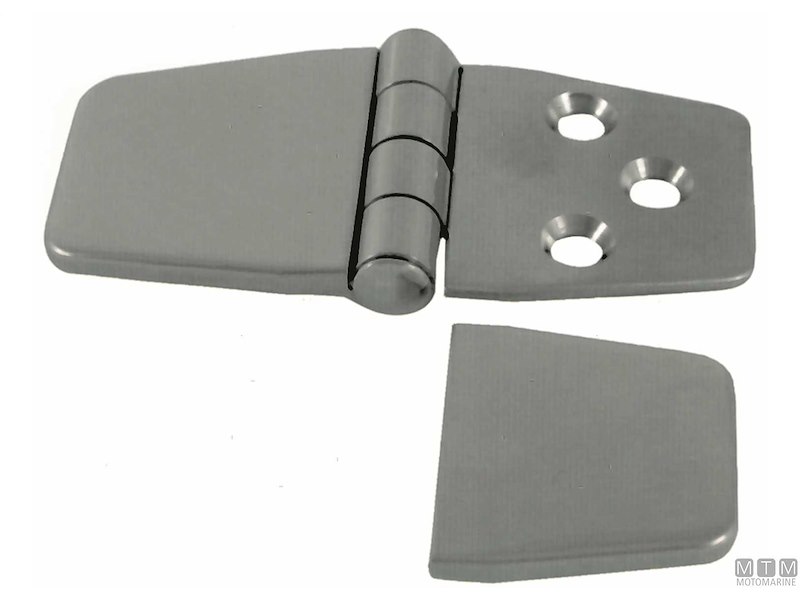 CERNIERA COPERTA BISCOTTO 36X76MM INOX 