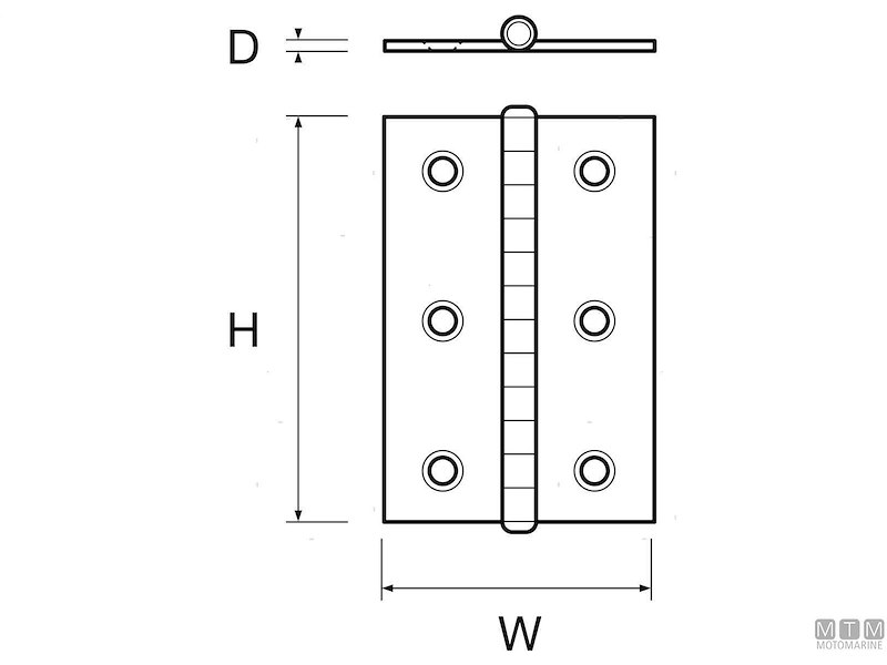 Cerniere a Libro Classiche