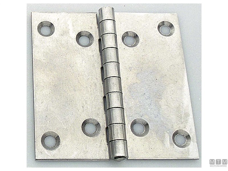 CERNIERA LIBRO 100X100MM INOX 