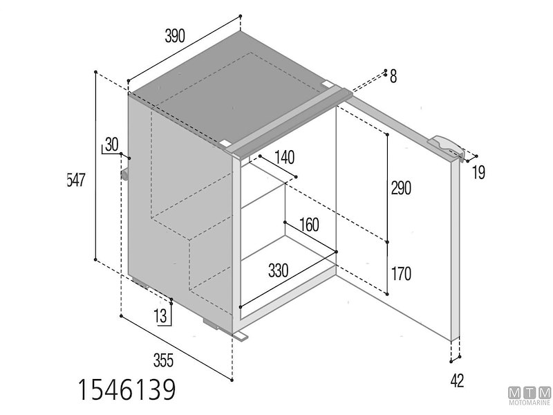 Frigoriferi VF Compressore Interno
