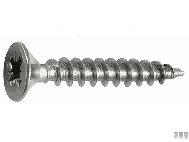 Viti per Pannelli Truciolari Testa Piana Svasata DIN 6112