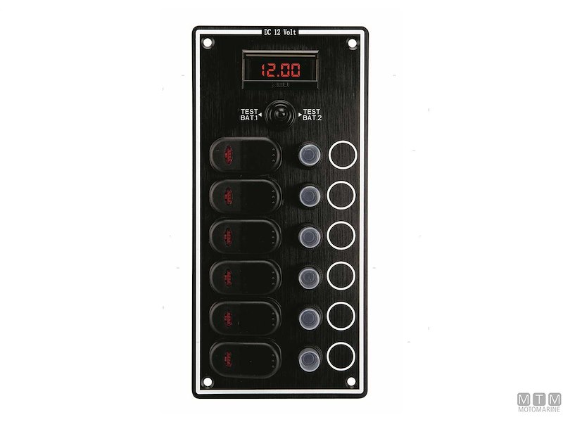 PANNELLO CONTOUR 12V 6P+TESTER 