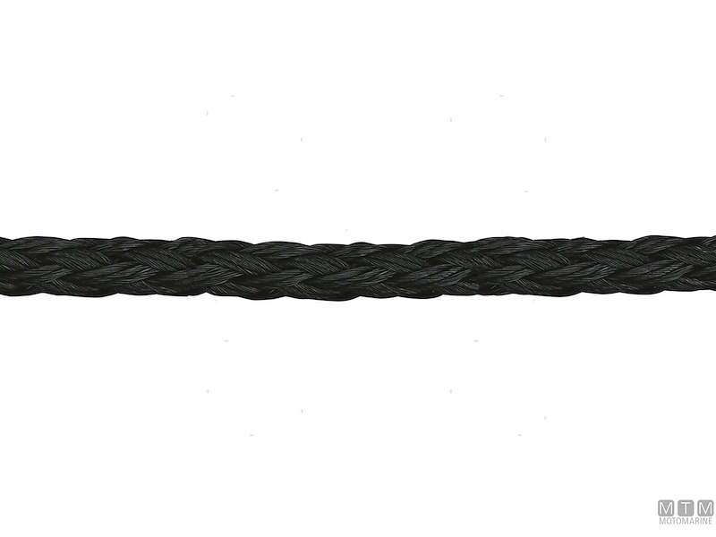 Treccia Galleggiante Nera in Polietilene