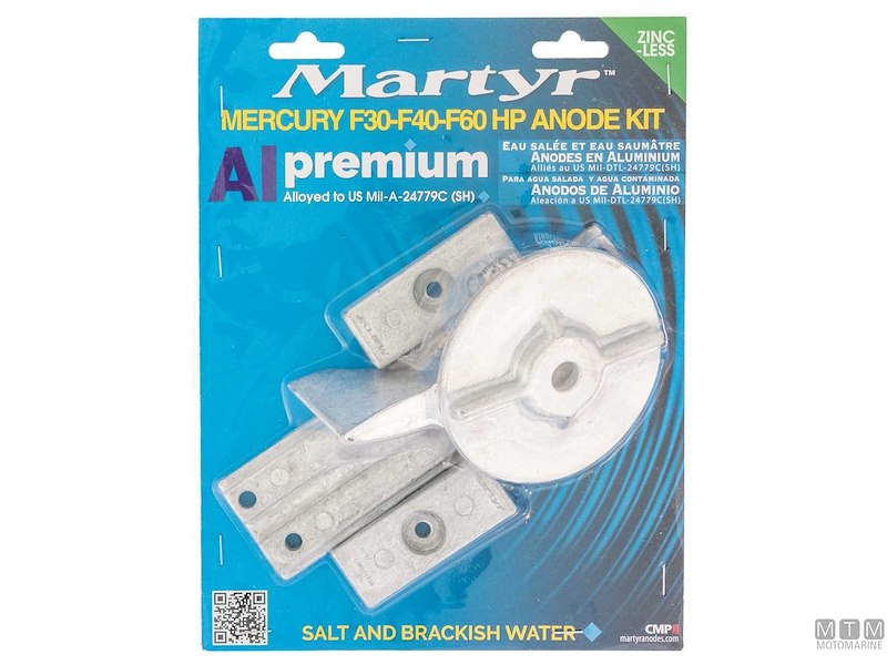 KIT ANODI MERCURY F30-F40-F60HP AL 
