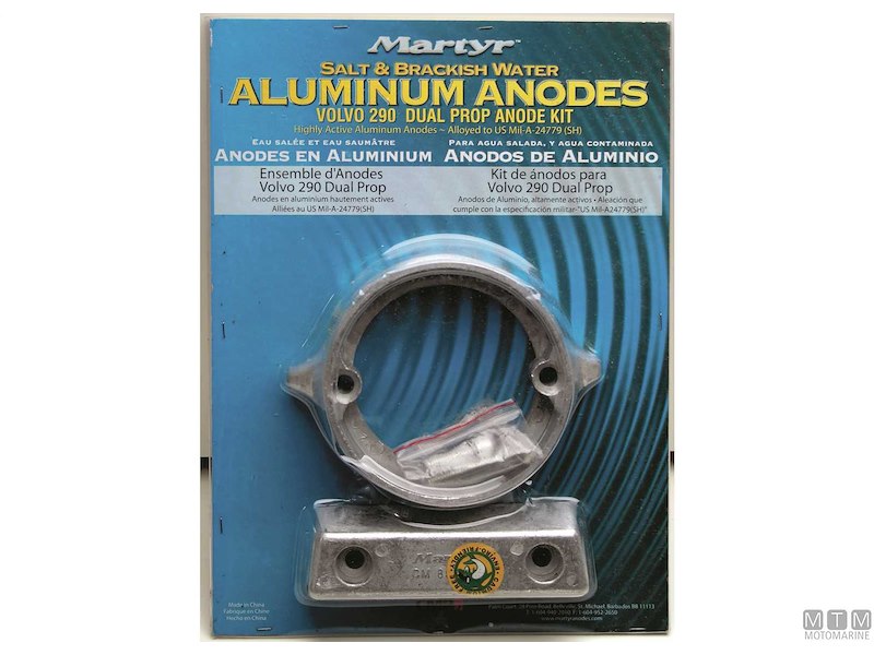 KIT ANODI VOLVO 290 DUAL PROP AL 