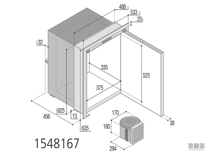 Frigoriferi VF Inox Compressore Esterno