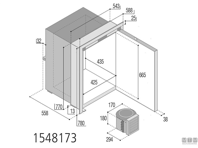 Frigoriferi VF Inox Compressore Esterno