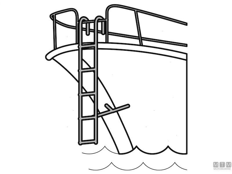 Scalette di Prua con Aggancio per Pulpiti