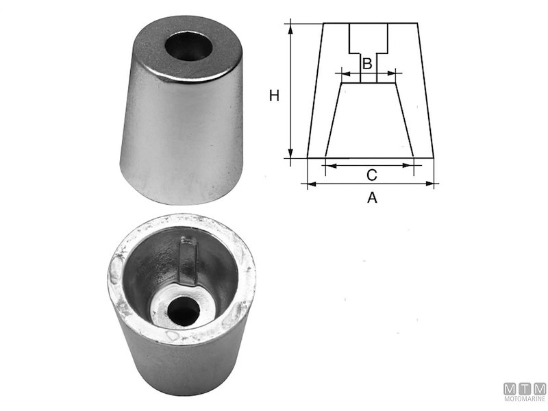 Anodi in Alluminio a Ogiva