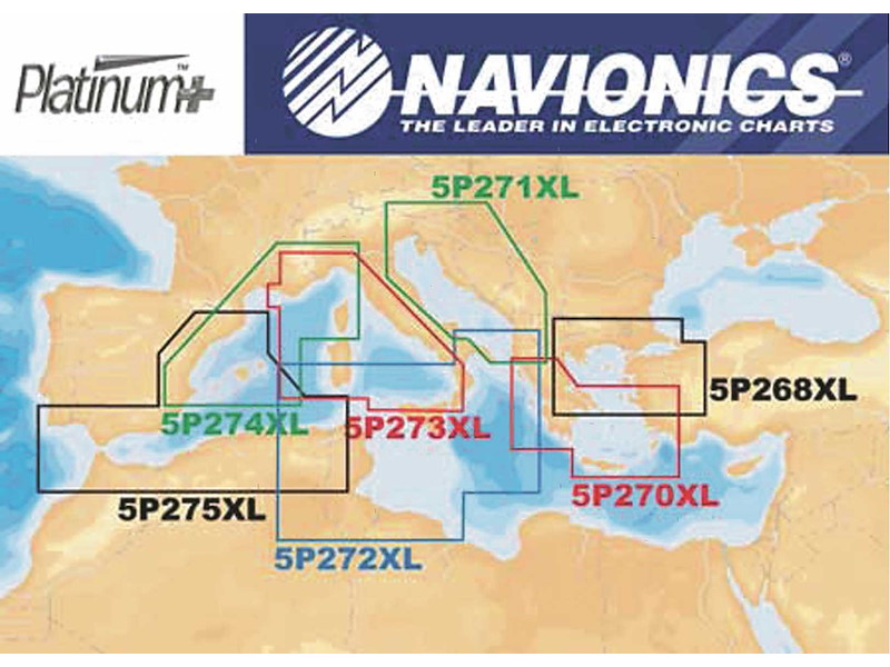 Navionics Platinum+ XL Multi-Dimensional Cartography