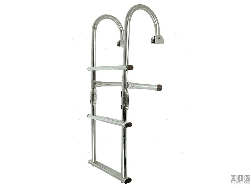 Scalette Inox Pieghevoli con Passamano