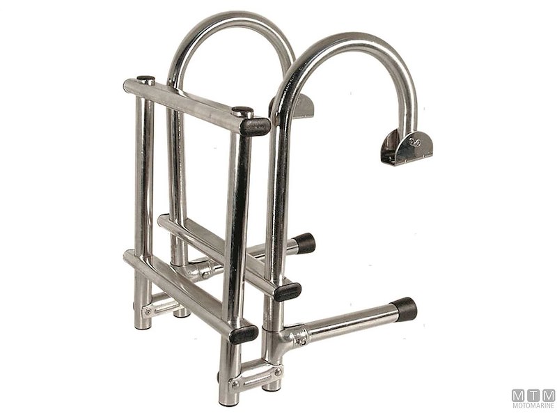 Scalette Inox Pieghevoli con Passamano