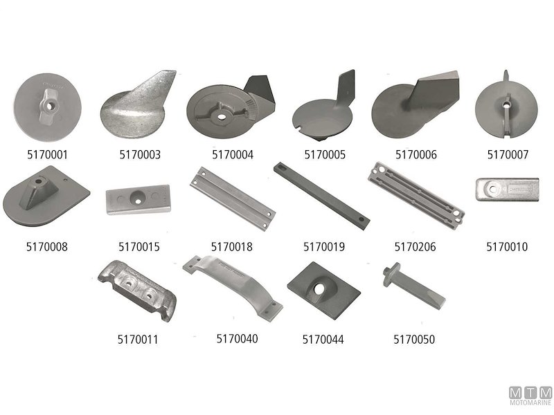 Anodi Martyr per Motori Fuoribordo Mercury