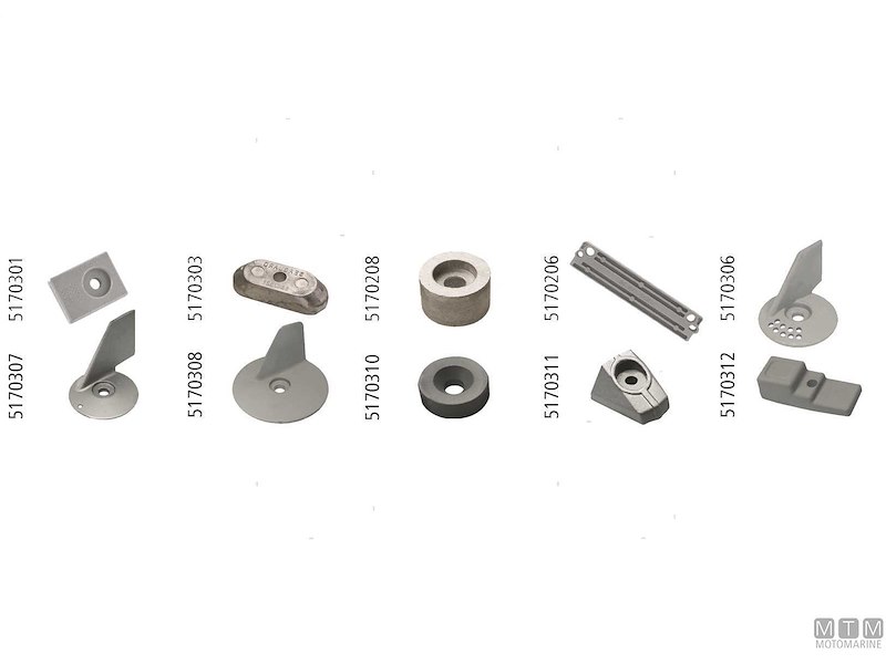 Anodi Martyr per Motori Fuoribordo Suzuki