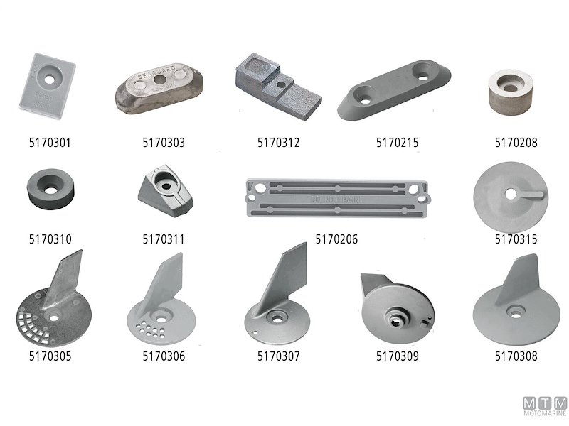 Anodi Martyr per Motori Fuoribordo Suzuki
