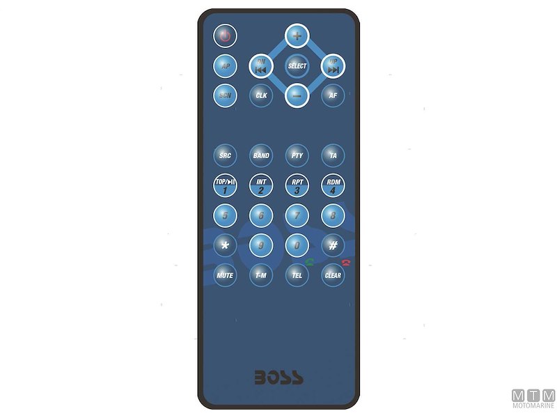 Radio-Lettore BOSS MR762BRGB RDS / MP3 / USB / CD / SD / Bluetooth