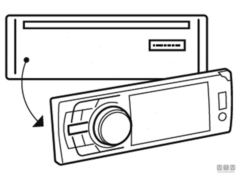 Radio-Lettore BOSS MR762BRGB RDS / MP3 / USB / CD / SD / Bluetooth