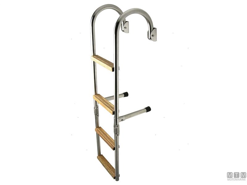 Scalette Inox e Legno con Passamano