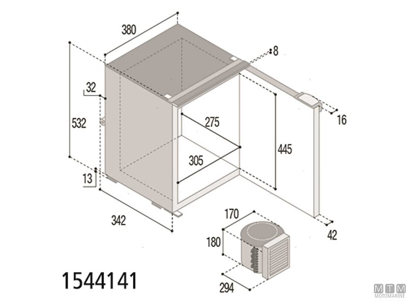 Frigoriferi Vitrifrigo Compressore Esterno