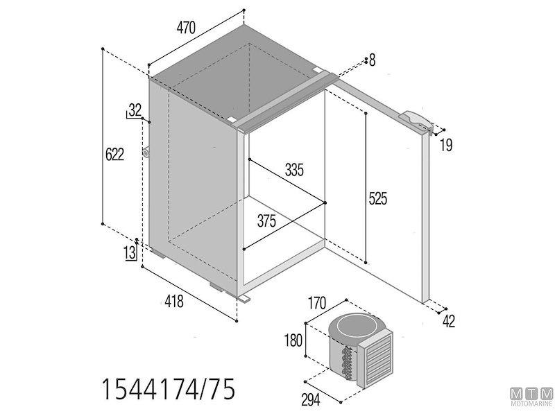 Frigoriferi VF Compressore Esterno