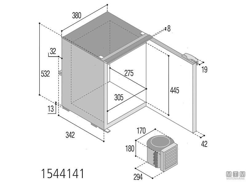 Frigoriferi VF Compressore Esterno
