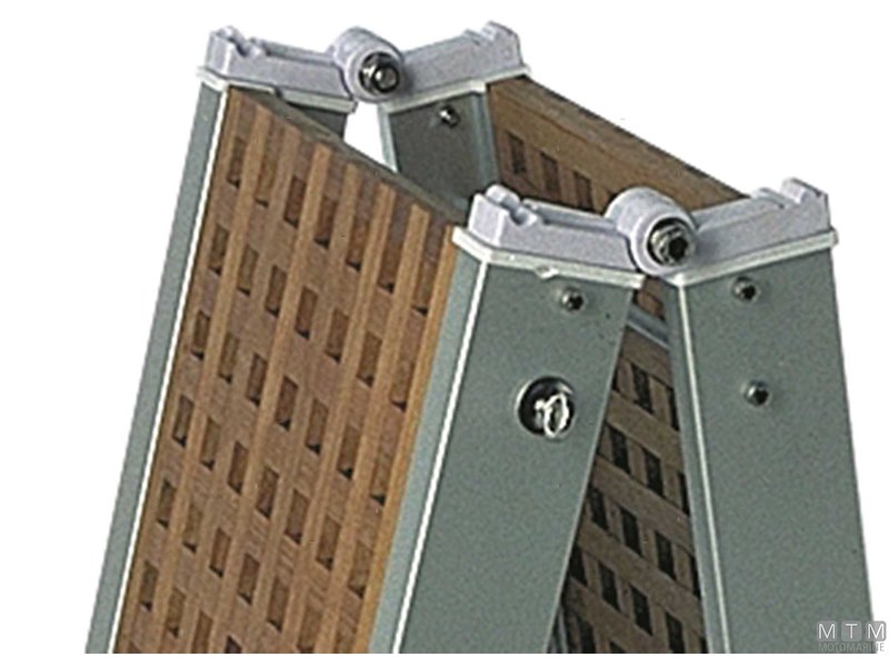 Passerella Pieghevole in Alluminio e Carabottino