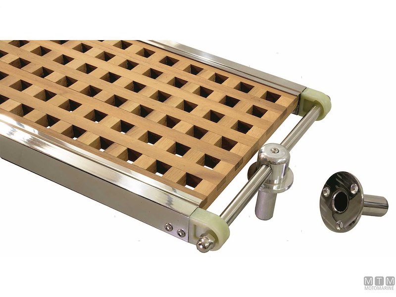 Passerella Pieghevole In Acciaio Inox e Carabottino