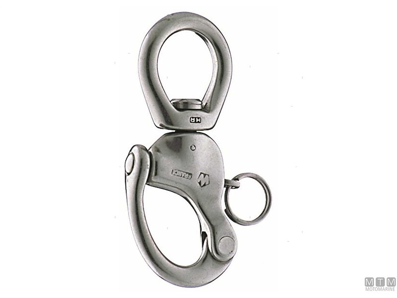 Moschettone da Spi Occhio Girevole L 