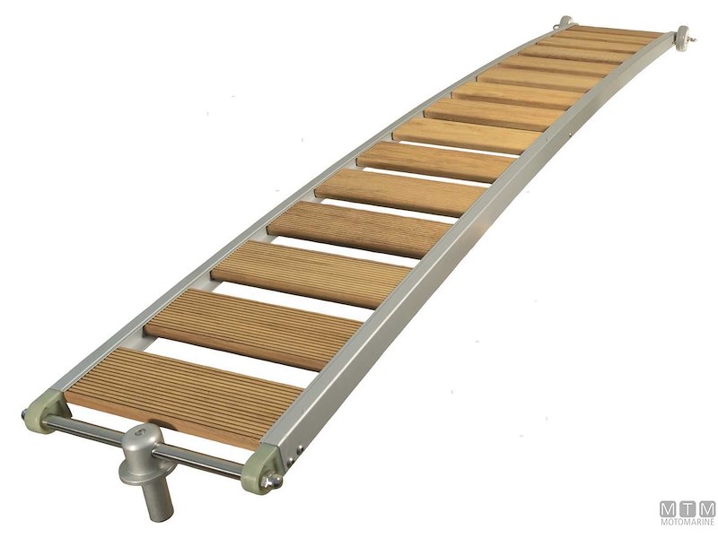 PASSERELLA FISSA 190CM ALU/LEGNO 