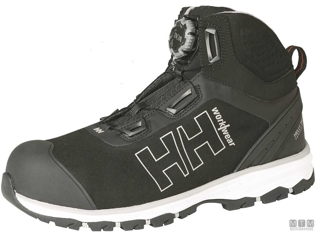 Scarpe Antinfortunistiche Helly Hansen Oxford Mid S3 - Sicurezza E Comfort, Colore Nero