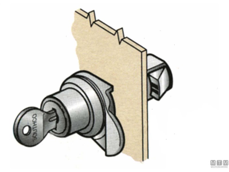 SERRATURA A PULSANTE SOUTCHO D25MM 