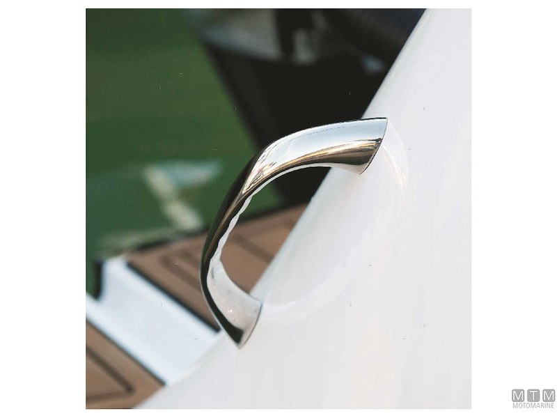 MANIGLIA ERGONOMICA 170MM INOX 