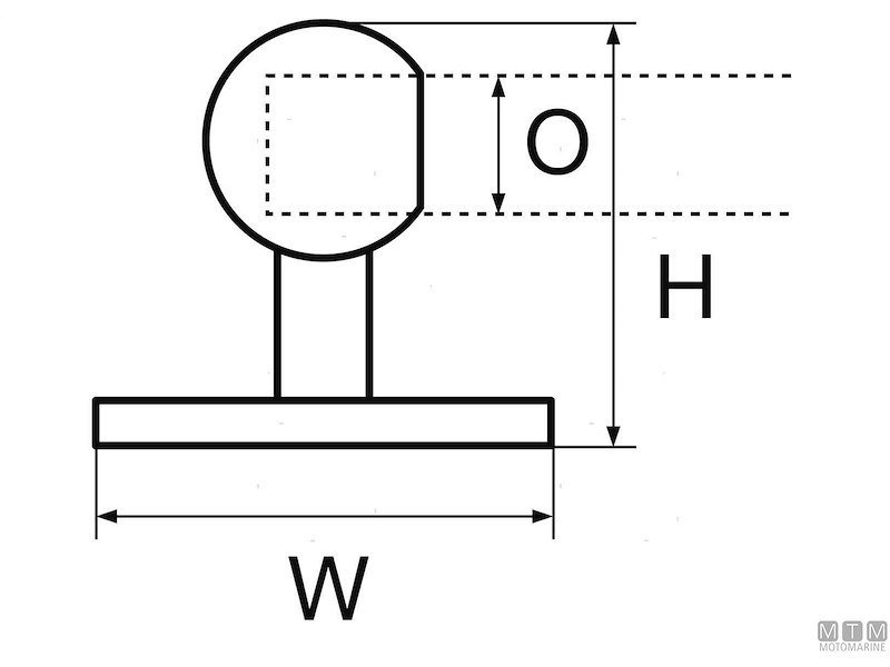 Supporti Passamano Classici in Ottone Cromato