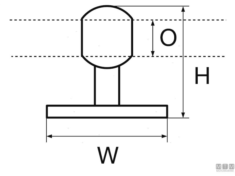 Supporti Passamano Classici in Ottone Cromato